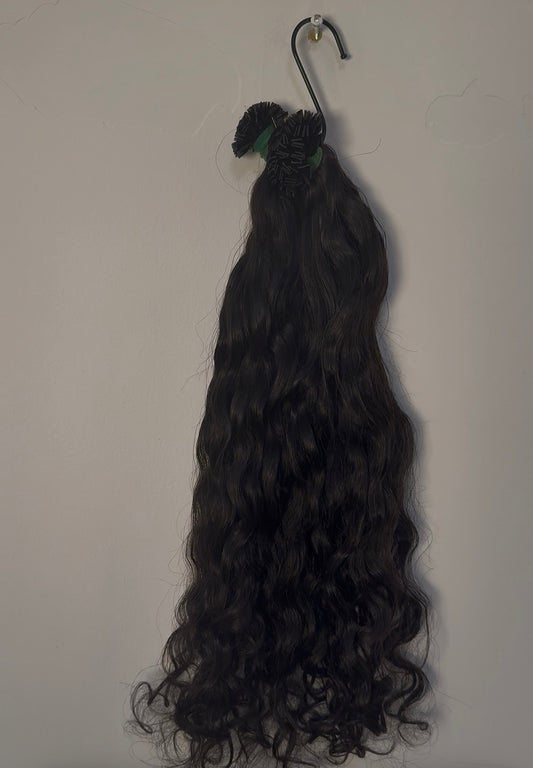 K tip hair extensions